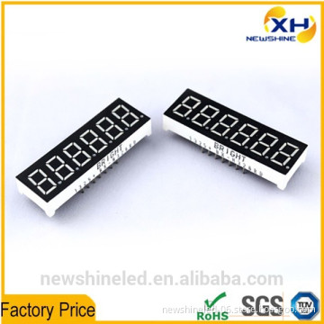 Free Sample Single Color Red 0.36" 7 Segment LED Display 6 Digit Cheap Led Display